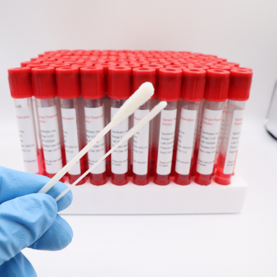 Material de PP sangre para aplicaciones de ciencias de la vida Tubo de muestreo de virus desechable